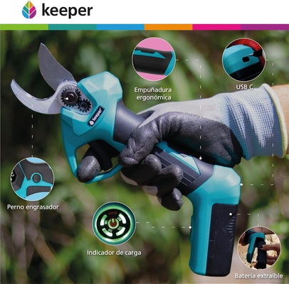 Tijera Poda Bateria Keeper KP25 